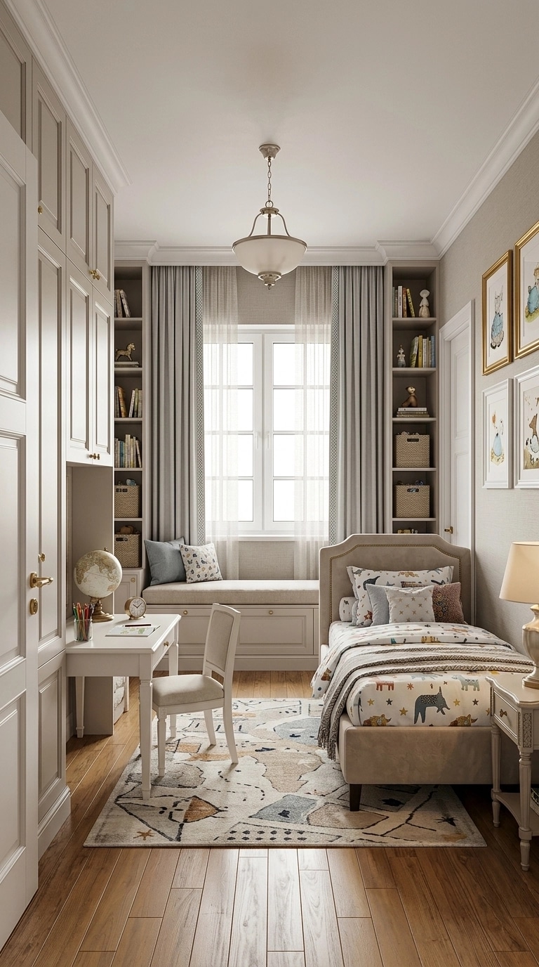 Interior design in Transitional style — Kids Room by GenRoom AI