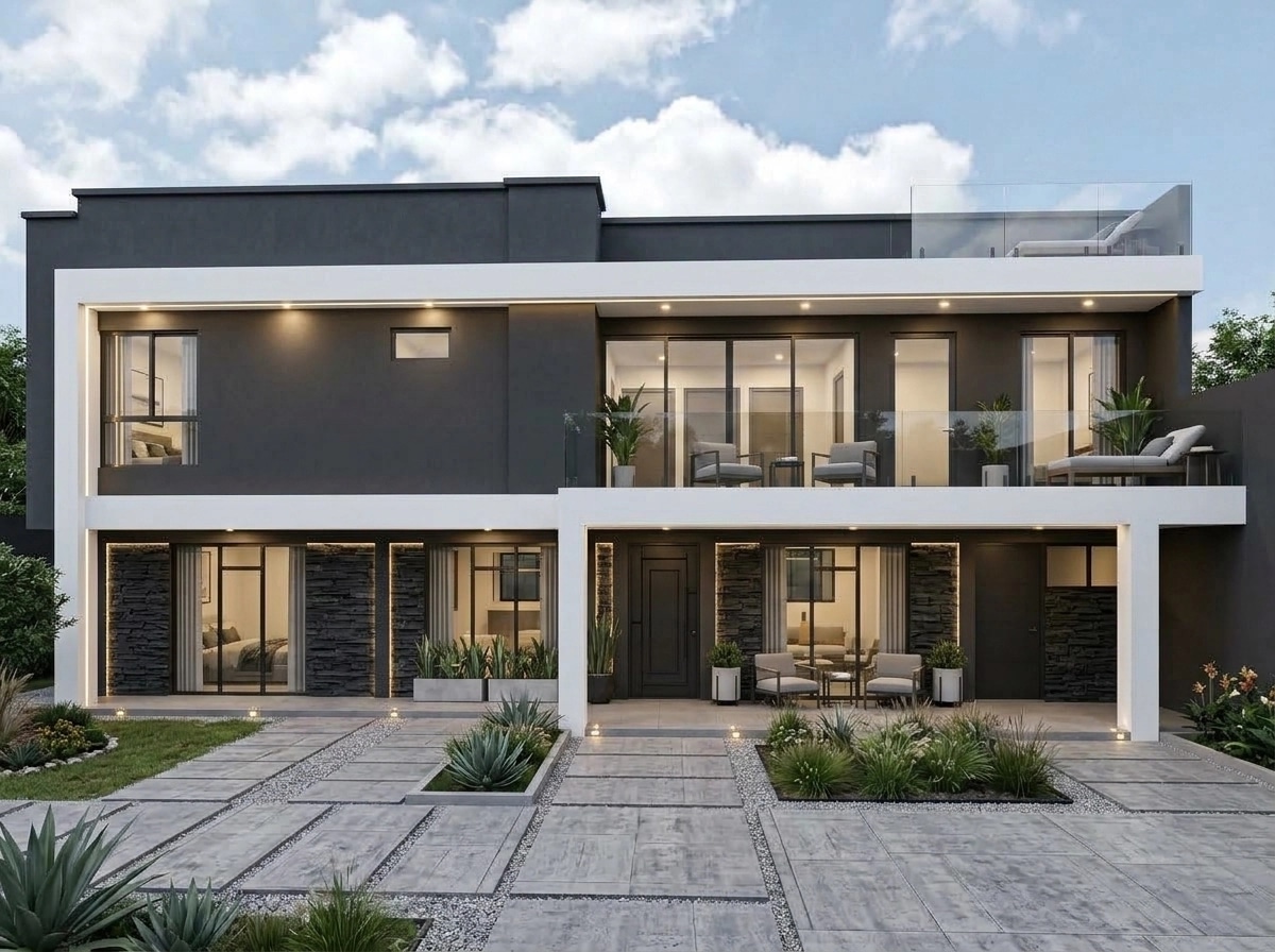 Contemporary Facade Facade design — facade photo by GenRoom AI