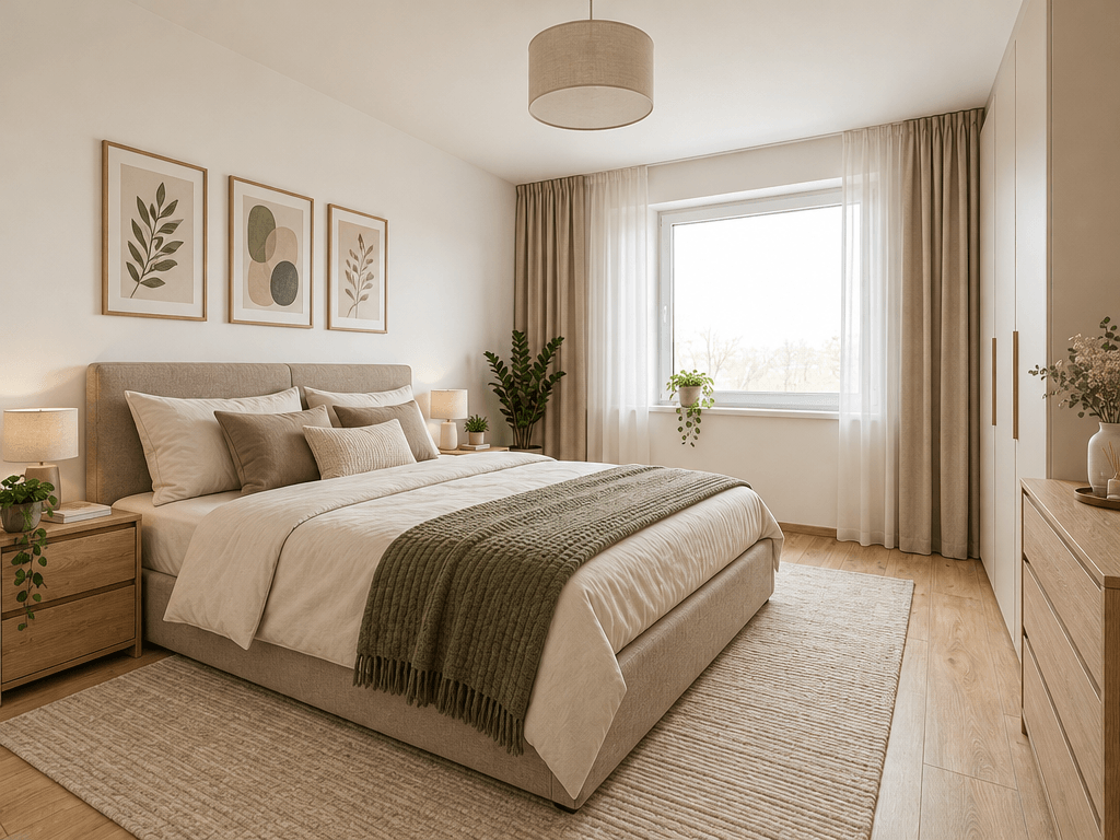 Bedroom interior in no_style style — photo by GenRoom AI