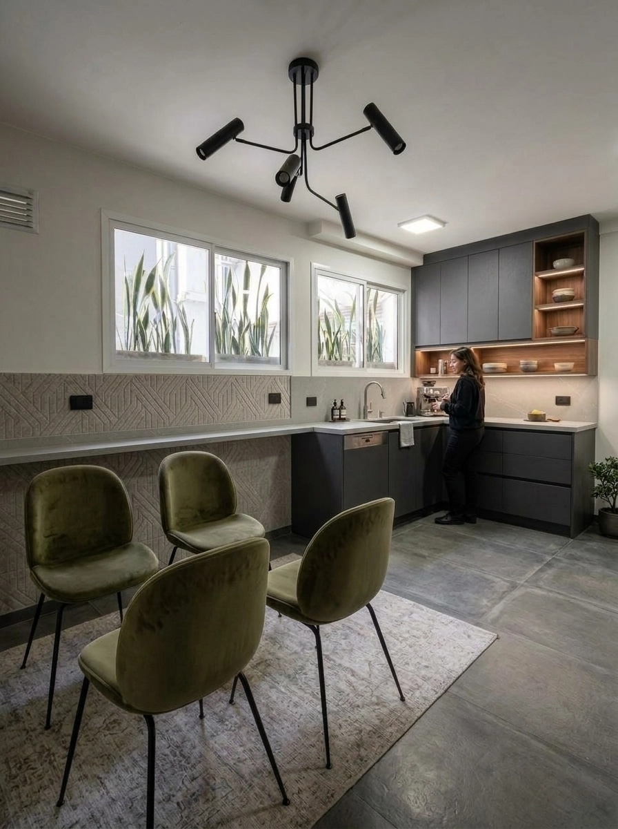 Interior design in Contemporary style — Kitchen by GenRoom AI