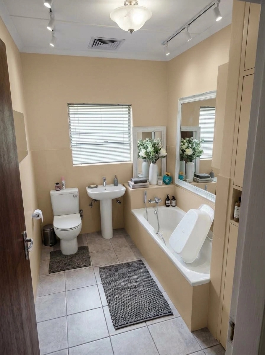Bathroom interior in Contemporary style — photo by GenRoom AI