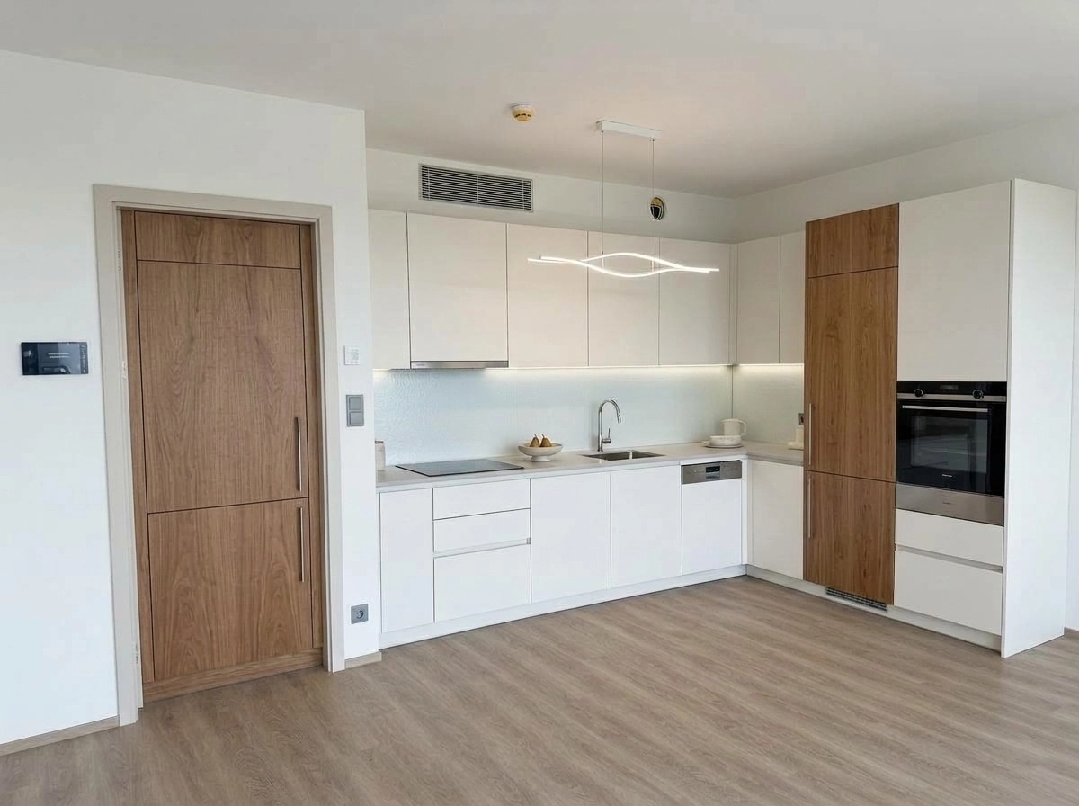 Minimalism Kitchen design — interior photo by GenRoom AI