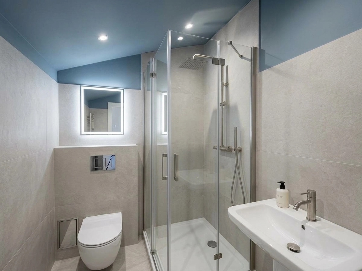 Bathroom interior in no_style style — photo by GenRoom AI