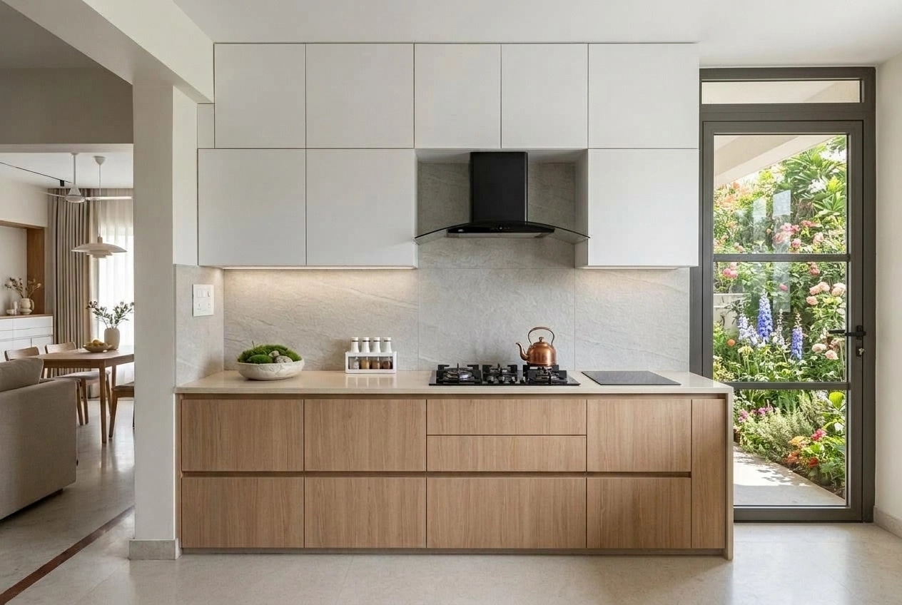 Scandinavian Dapur design — interior photo by GenRoom AI
