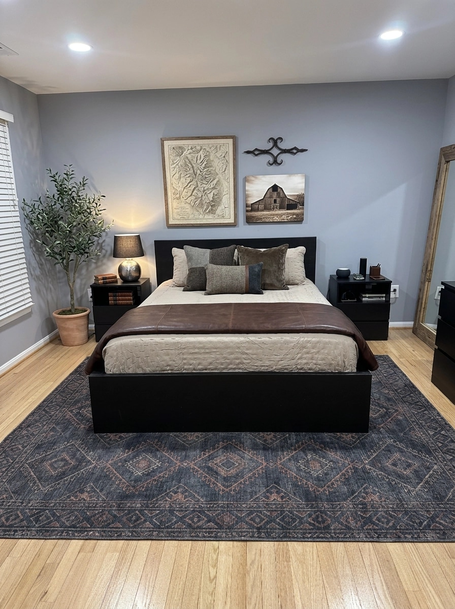 Rustic Bedroom design — interior photo by GenRoom AI