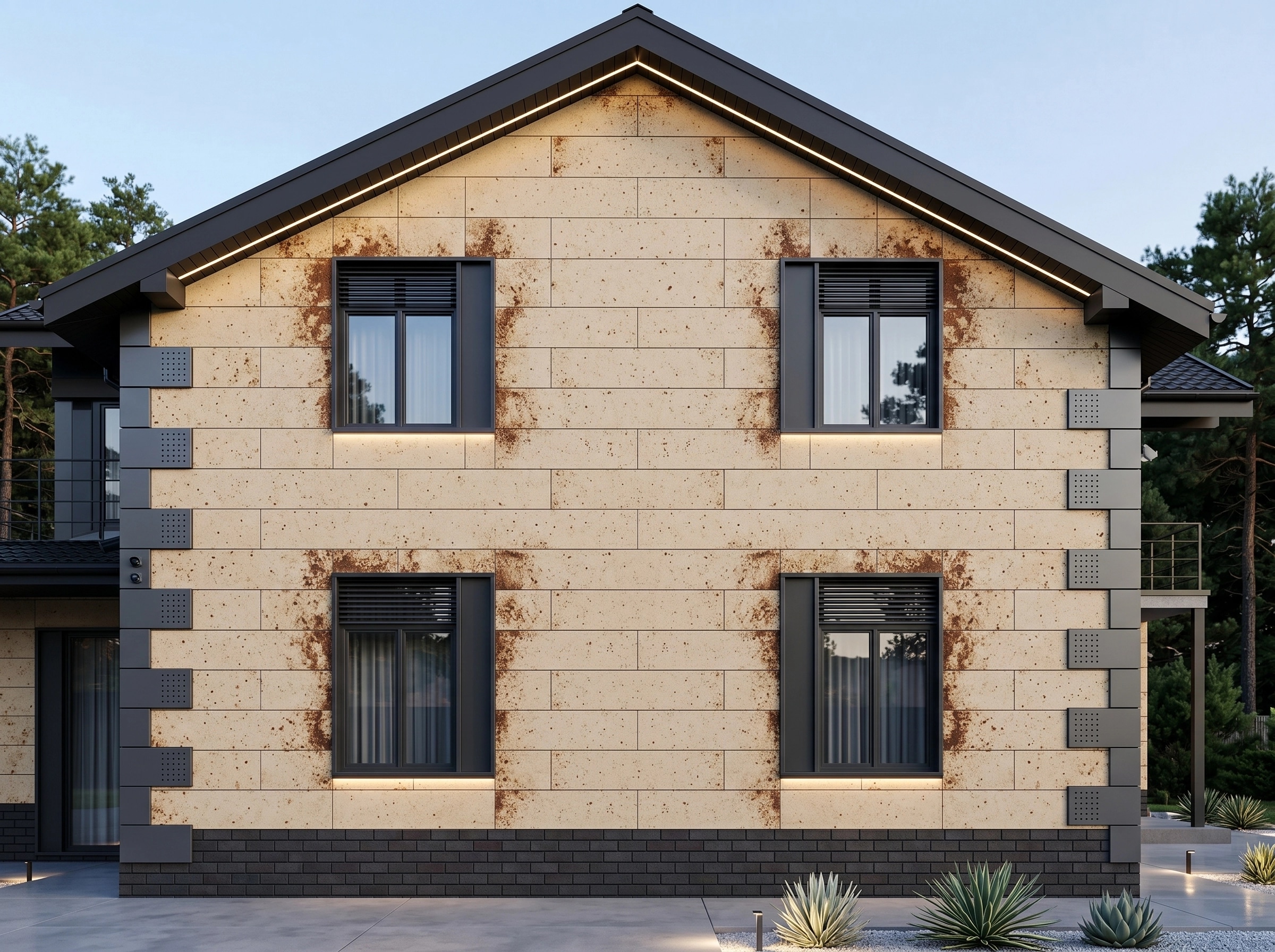 Hi-Tech Facade Facade design — facade photo by GenRoom AI