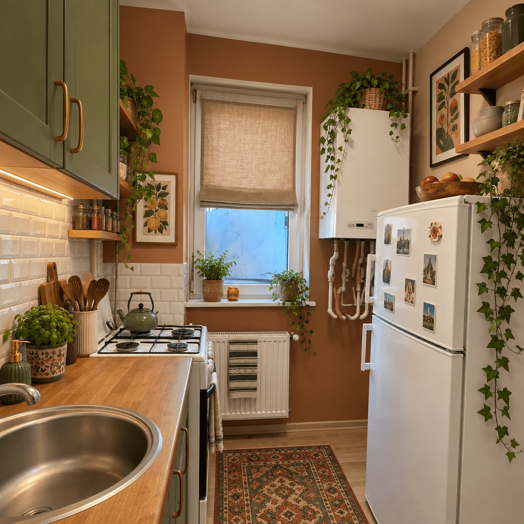 Eclectic Kitchen design — interior photo by GenRoom AI