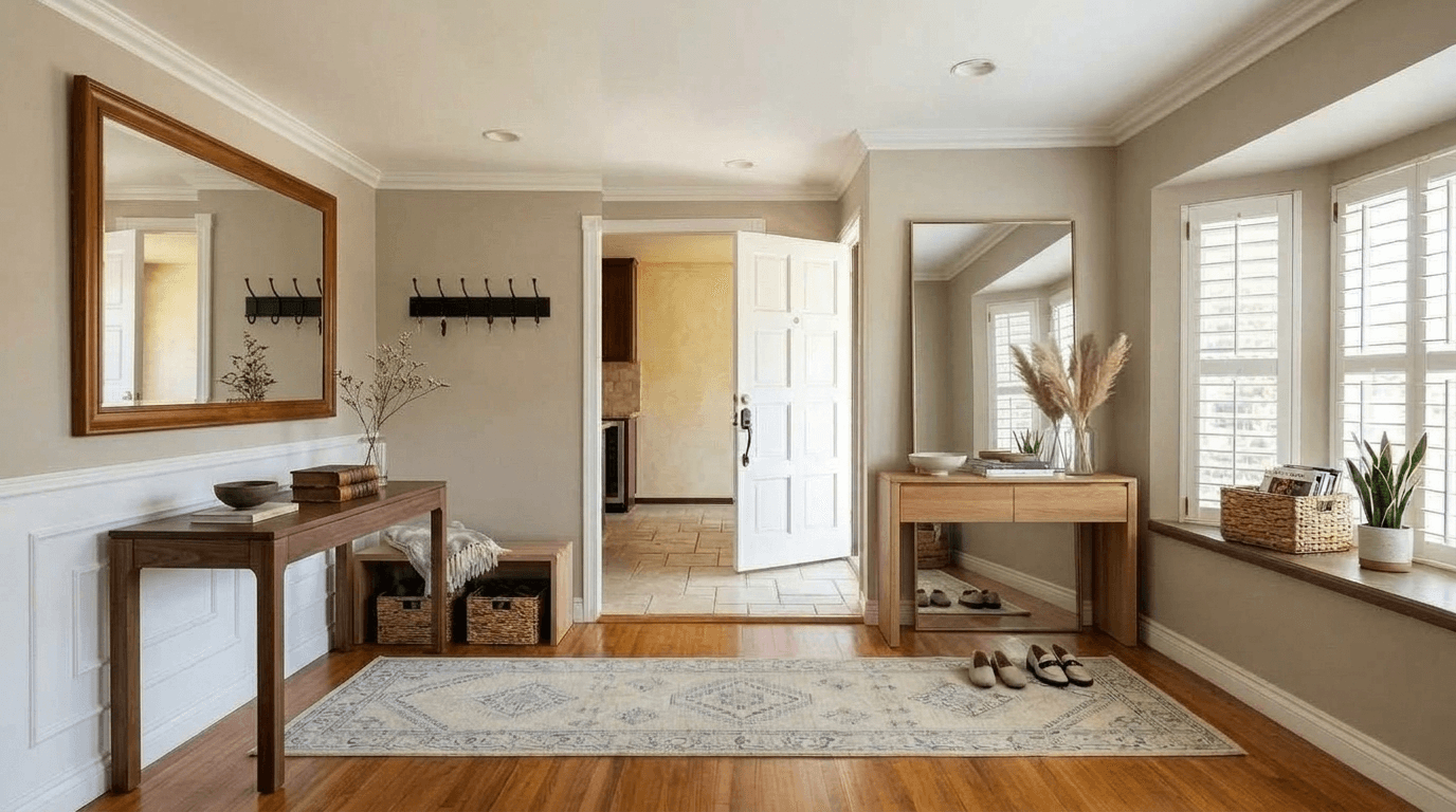 Hallway interior in no_style style — photo by GenRoom AI