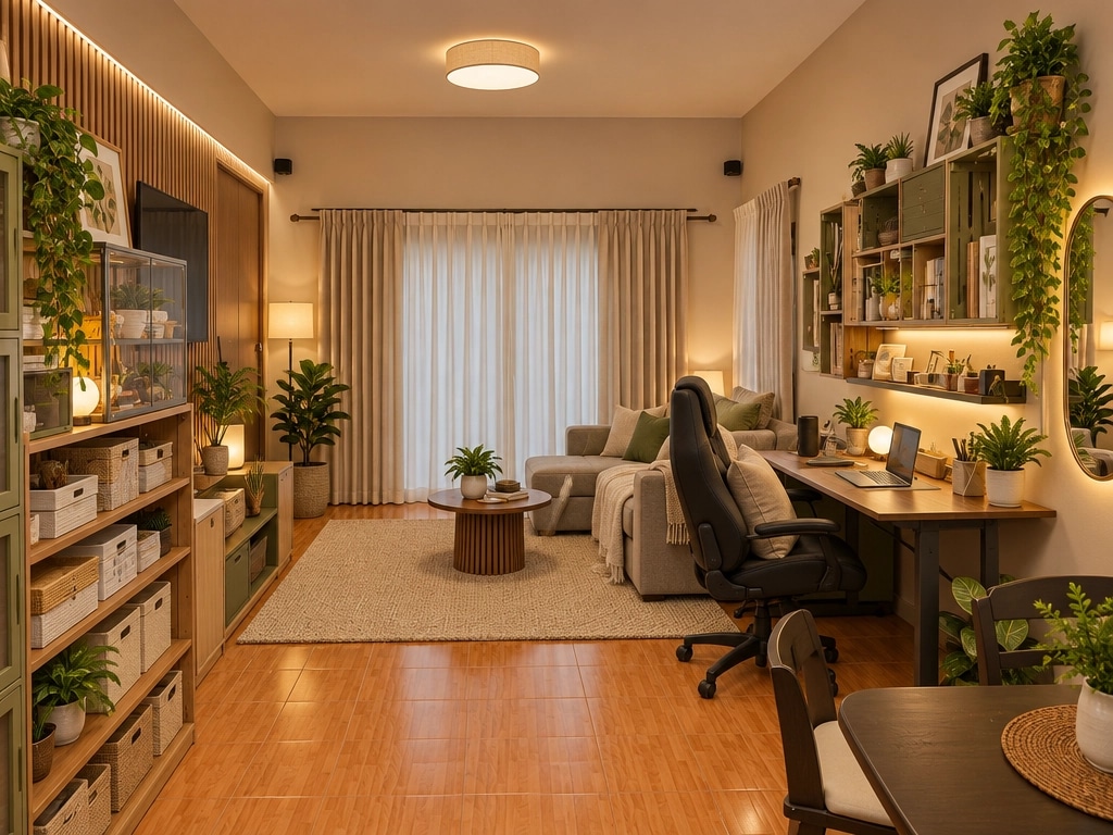Interior design in Minimalism style — Living Room by GenRoom AI