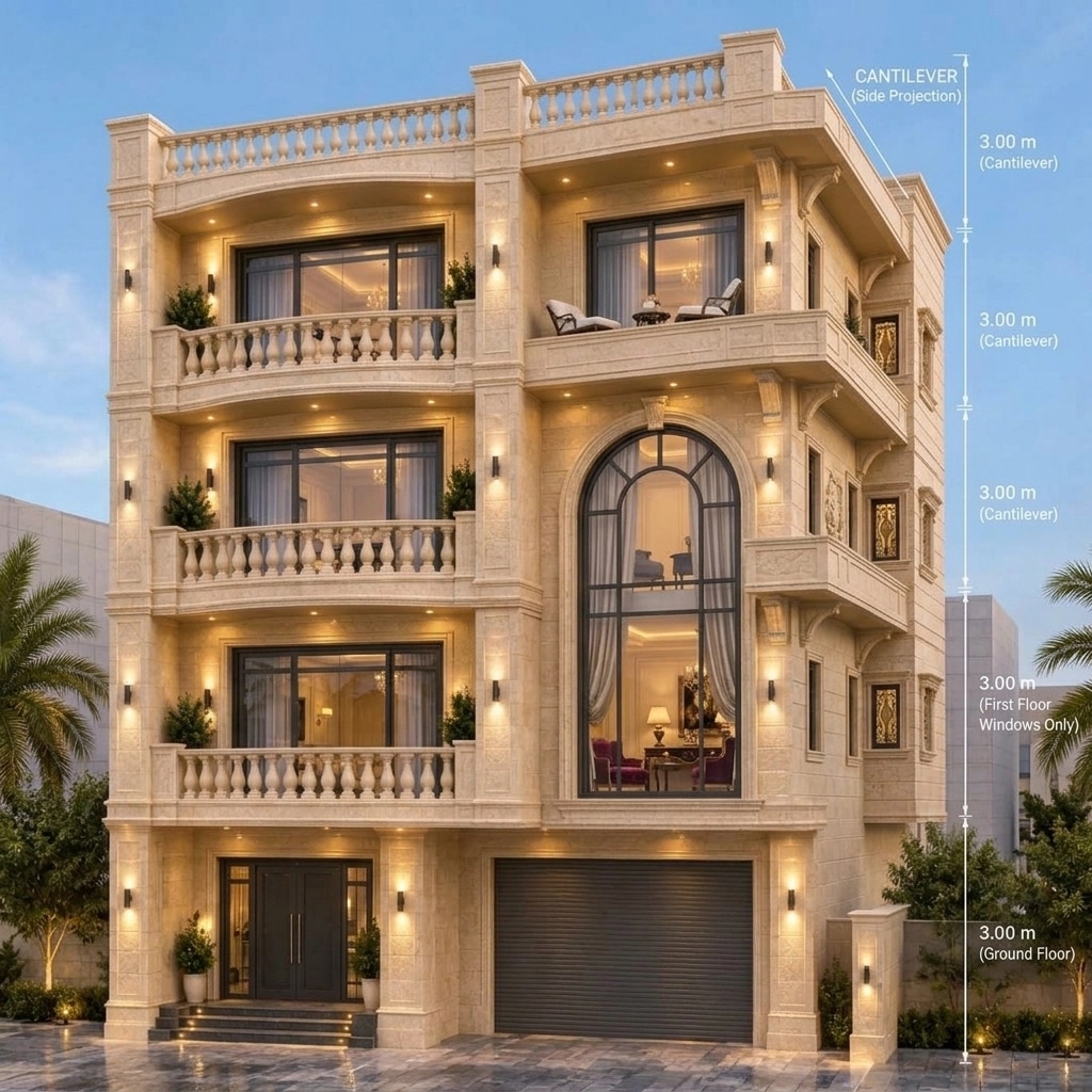 Facade design in Classic Facade style — Facade by GenRoom AI
