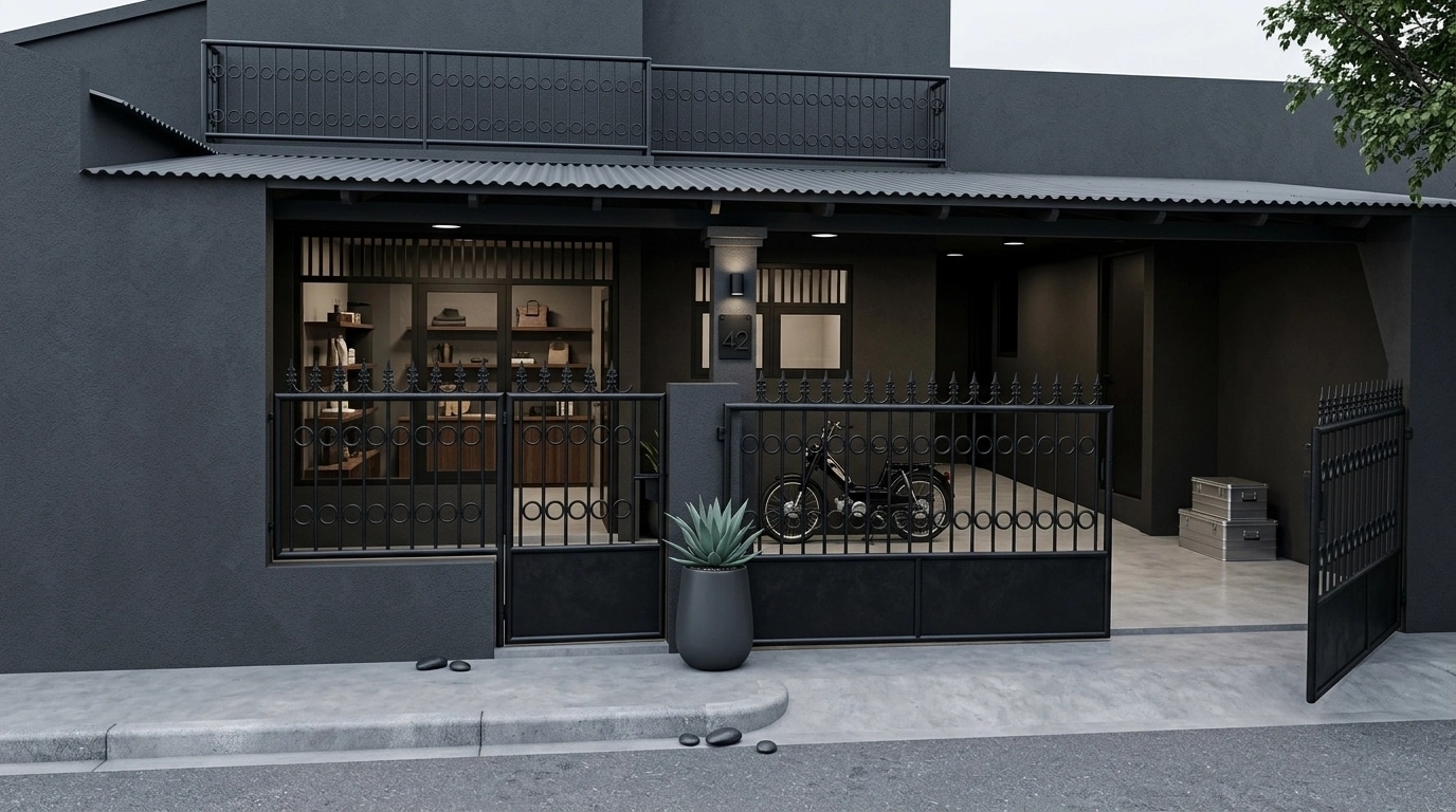 Minimalist Facade Facade design — facade photo by GenRoom AI