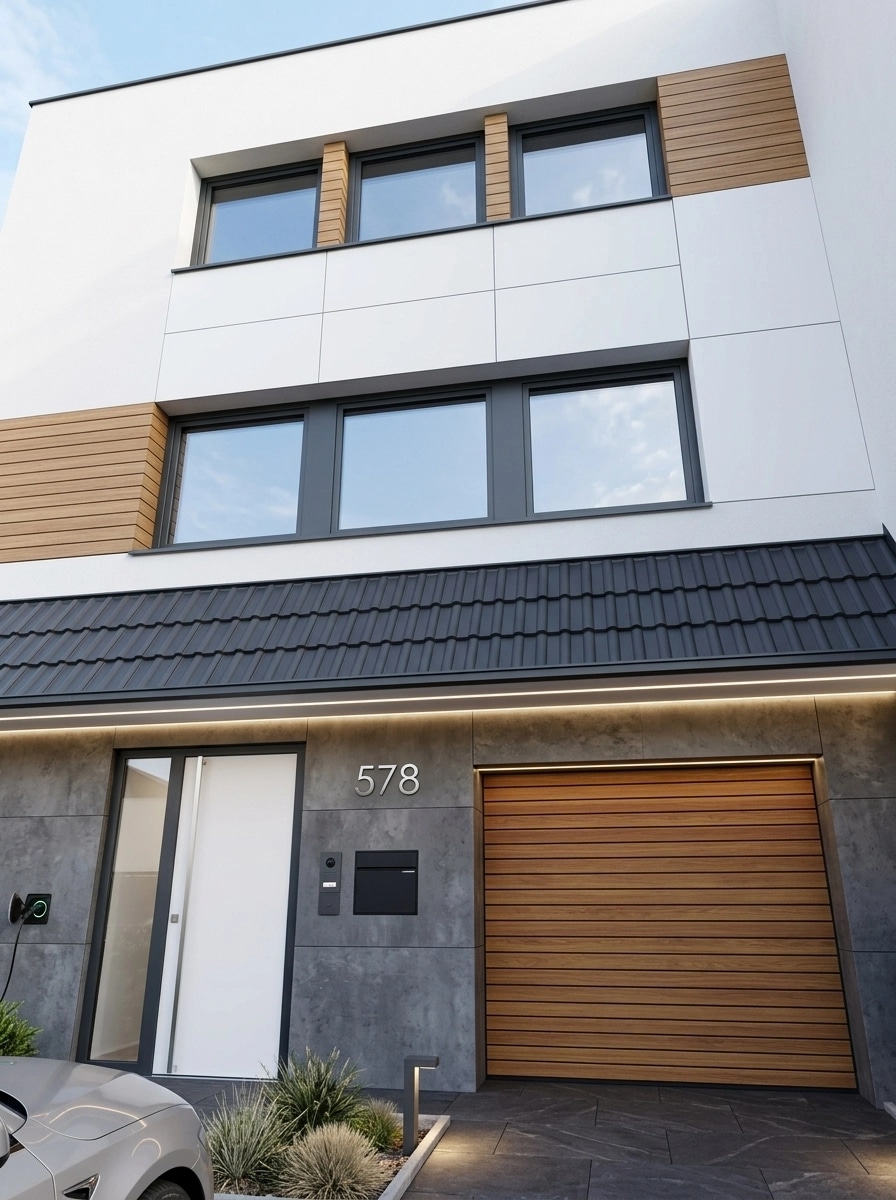 Minimalist Facade Facade design — facade photo by GenRoom AI