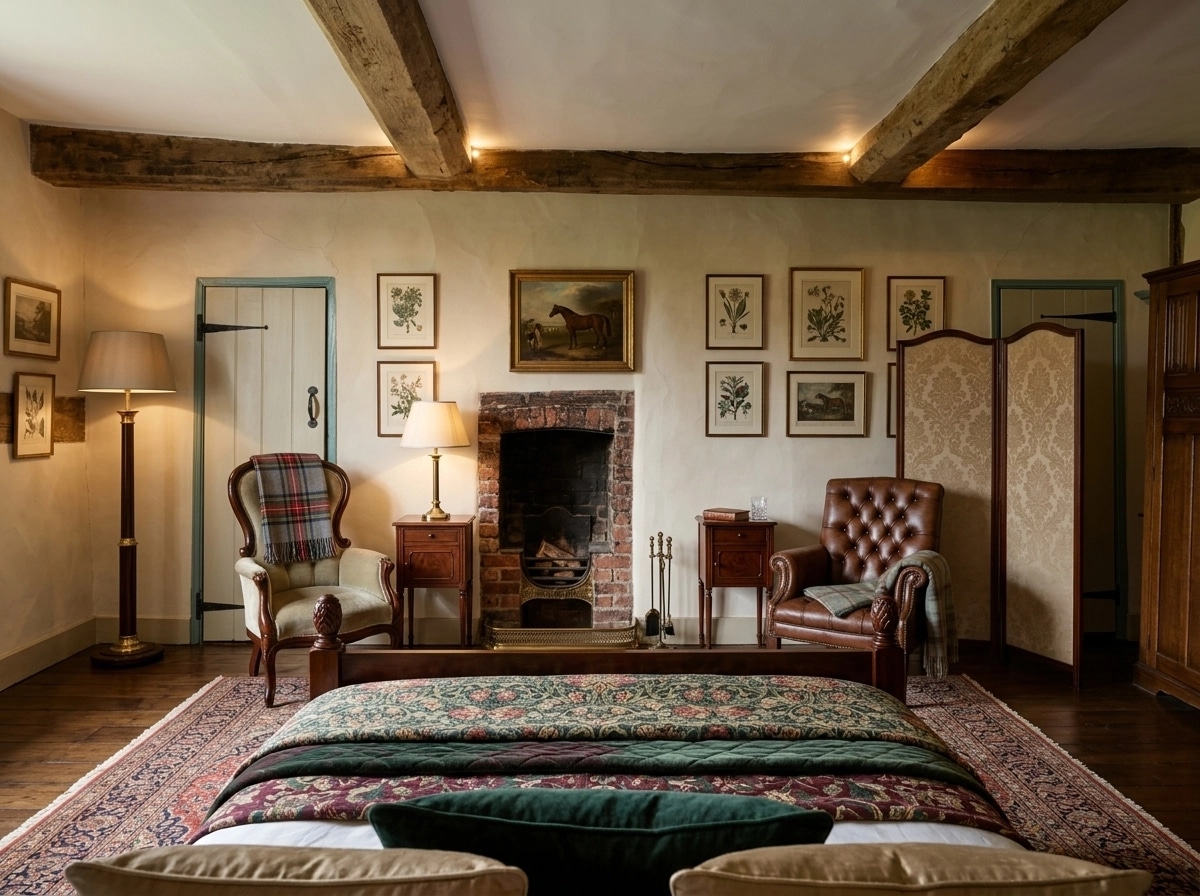 Interior design in British style — Bedroom by GenRoom AI