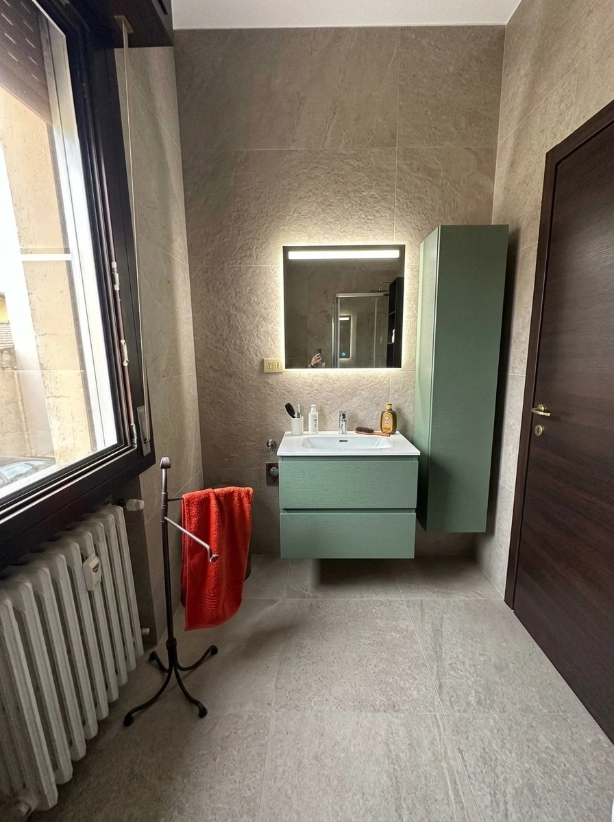 Bathroom interior in no_style style — photo by GenRoom AI