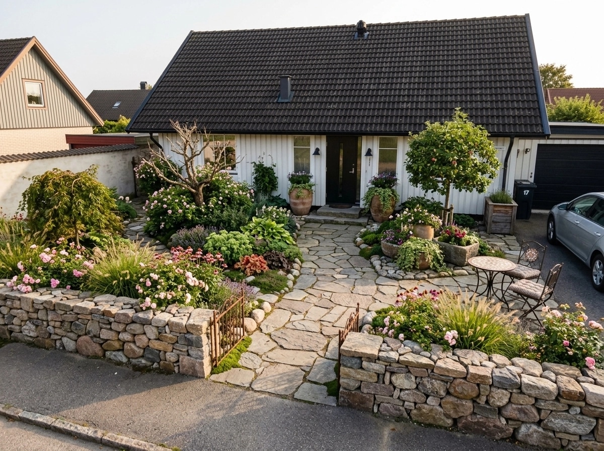 Country Rustic Garden Yard design — yard photo by GenRoom AI