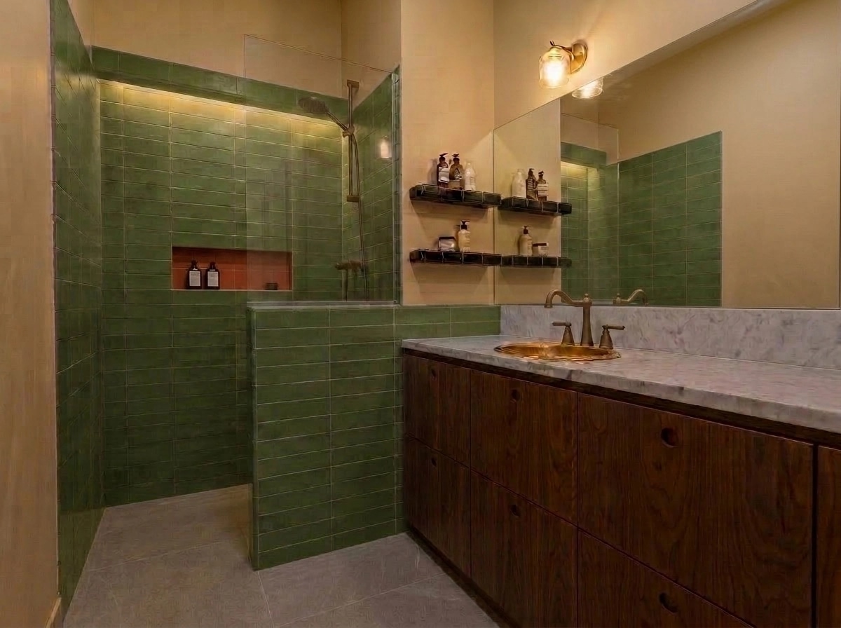 Bathroom interior in no_style style — photo by GenRoom AI