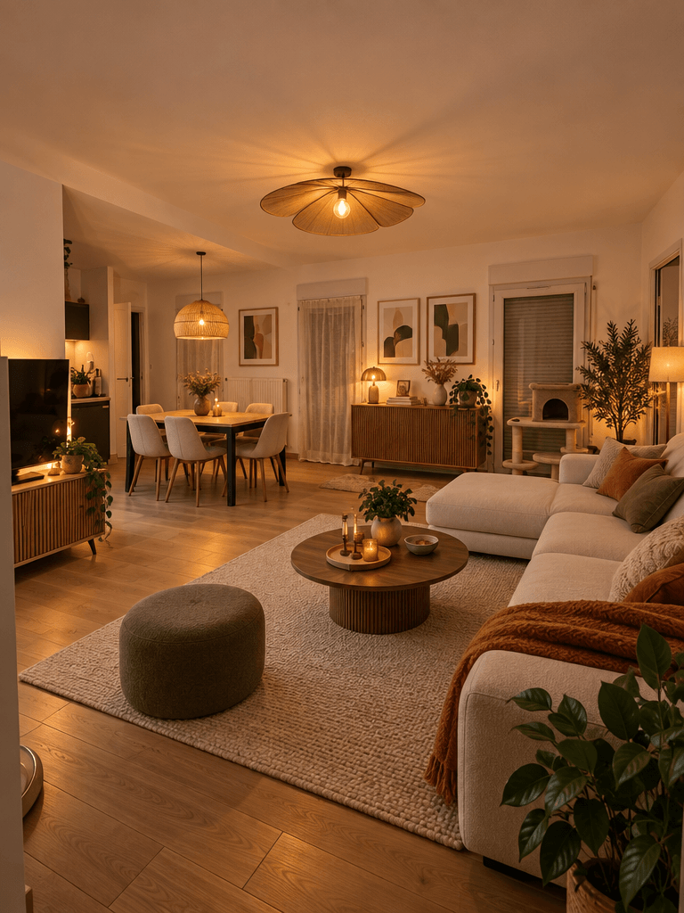 Interior design in Contemporary style — Living Room by GenRoom AI