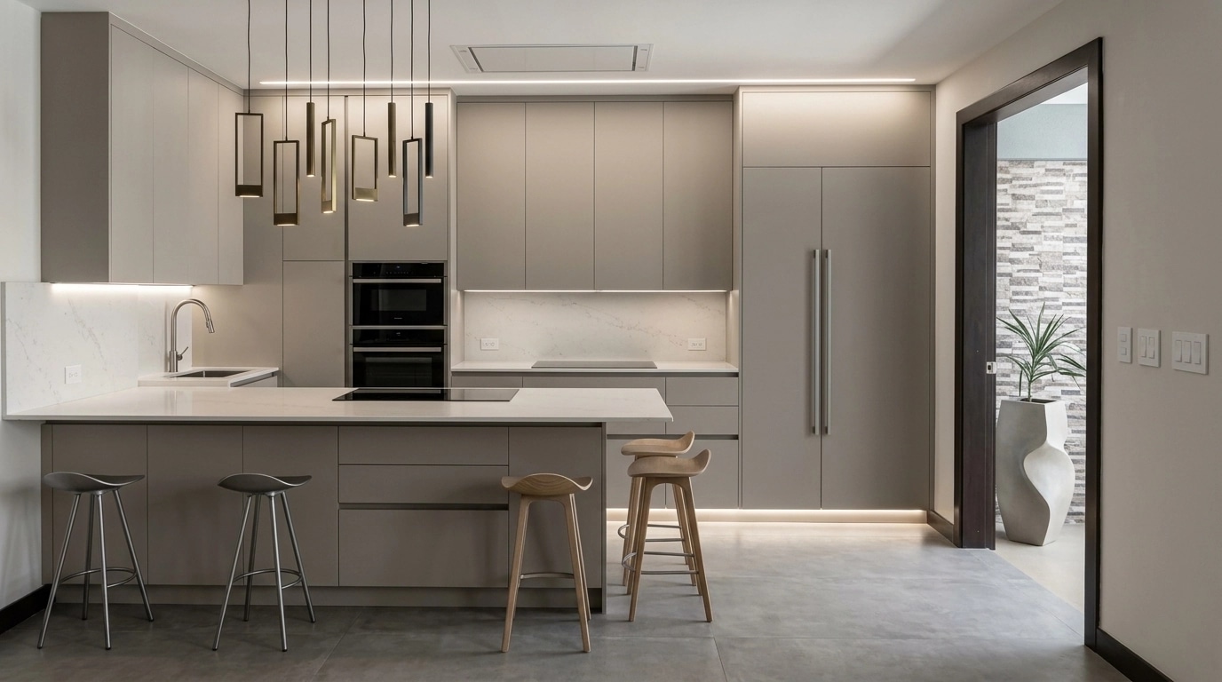 Minimalism Κουζίνα design — interior photo by GenRoom AI