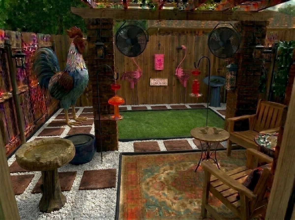 Landscape design in Mediterranean Yard style — Yard by GenRoom AI