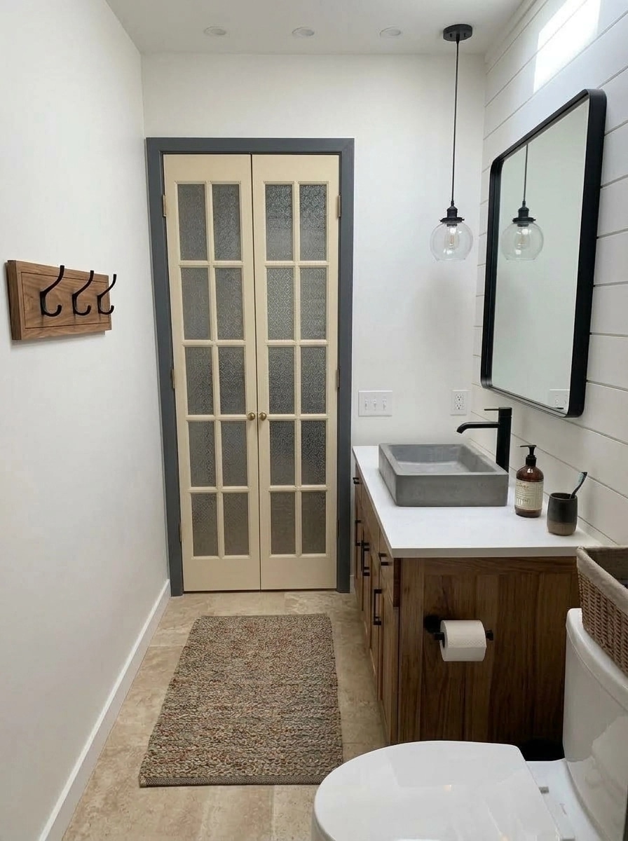 Loft / Industrial Bagno design — interior photo by GenRoom AI