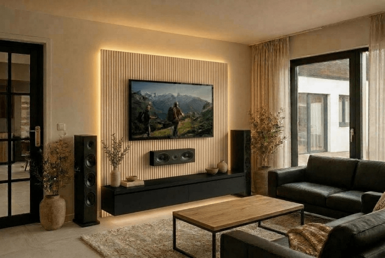 Interior design in Japandi style — Living Room by GenRoom AI