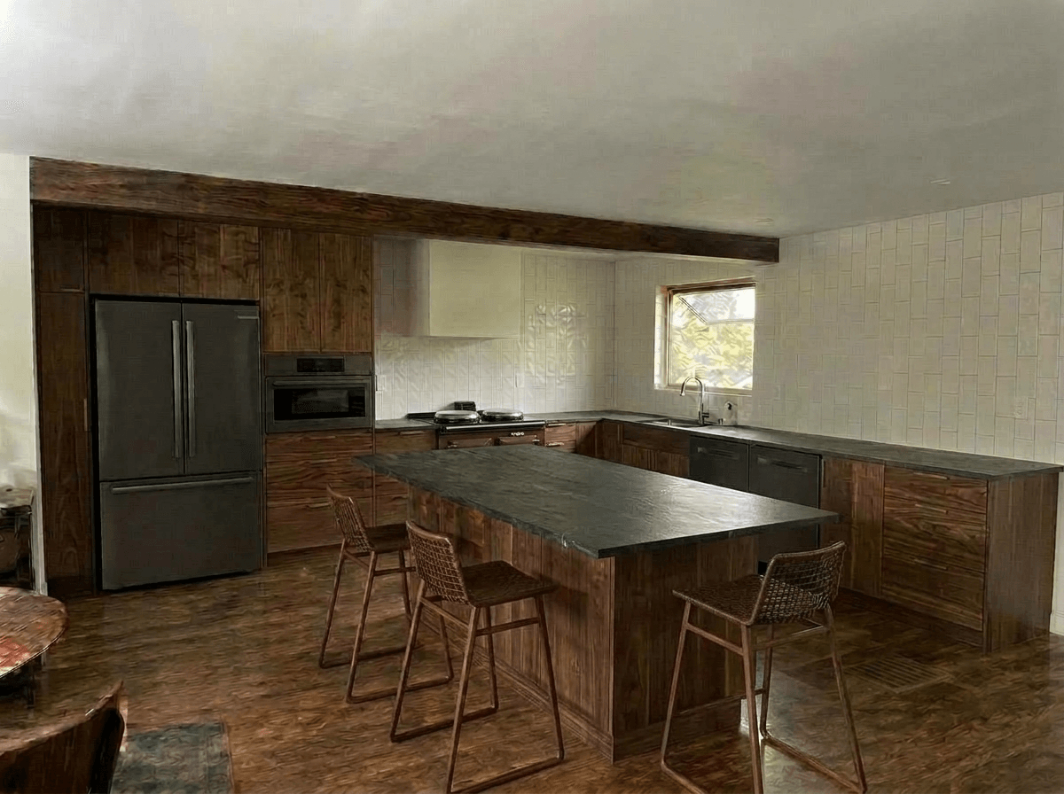 Kitchen interior in no_style style — photo by GenRoom AI