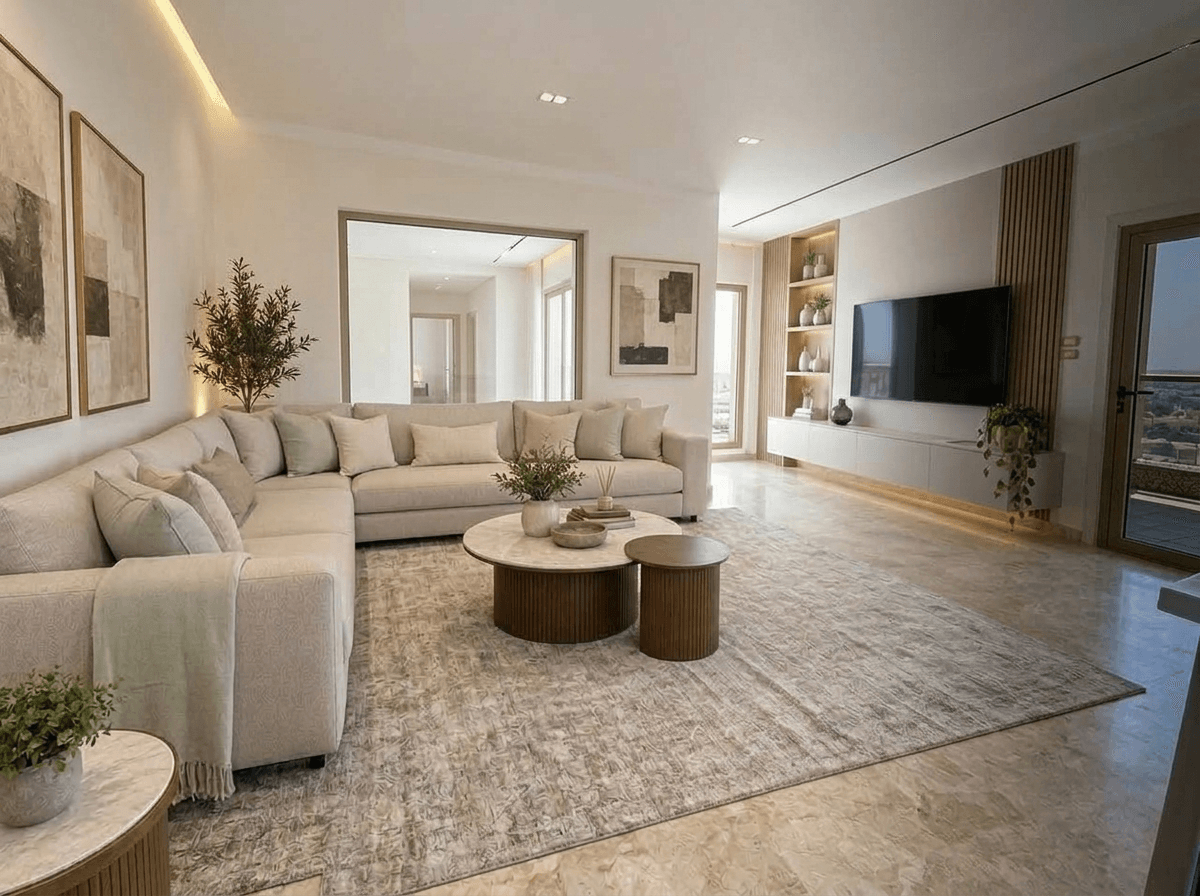 Interior design in Contemporary style — Living Room by GenRoom AI