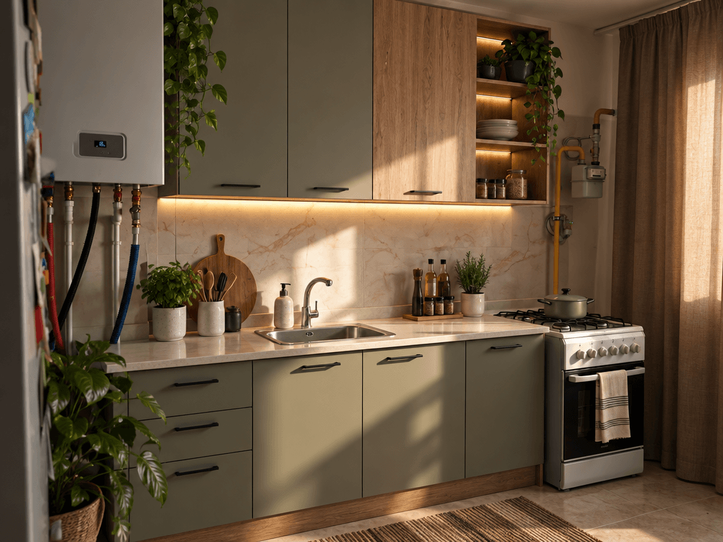 Kitchen interior in no_style style — photo by GenRoom AI