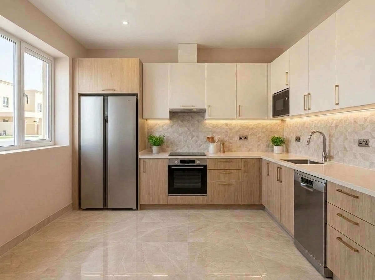 Kitchen interior in no_style style — photo by GenRoom AI