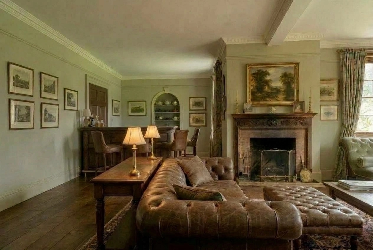 Interior design in British style — Living Room by GenRoom AI
