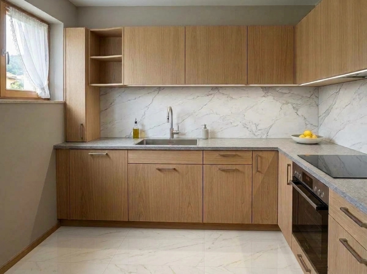 Kitchen interior in no_style style — photo by GenRoom AI