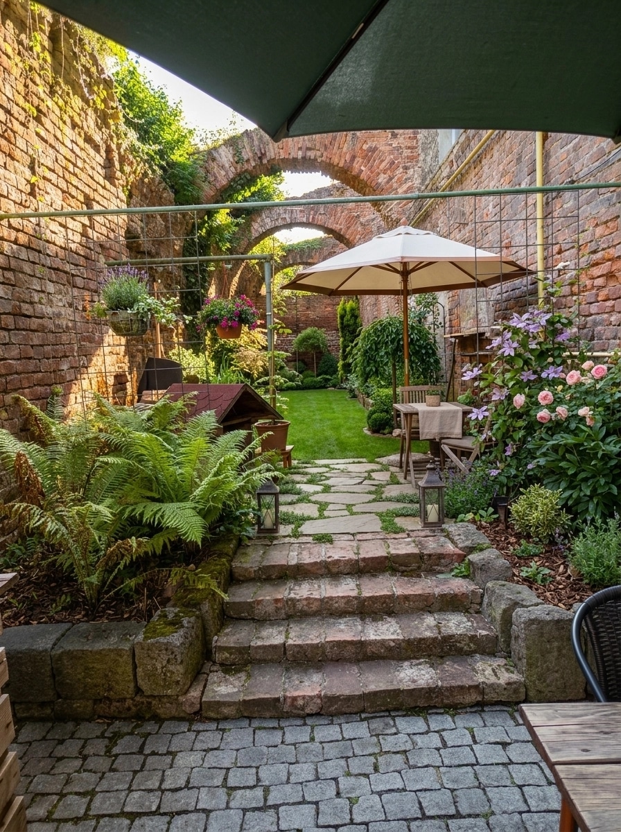 Country Rustic Garden Yard design — yard photo by GenRoom AI