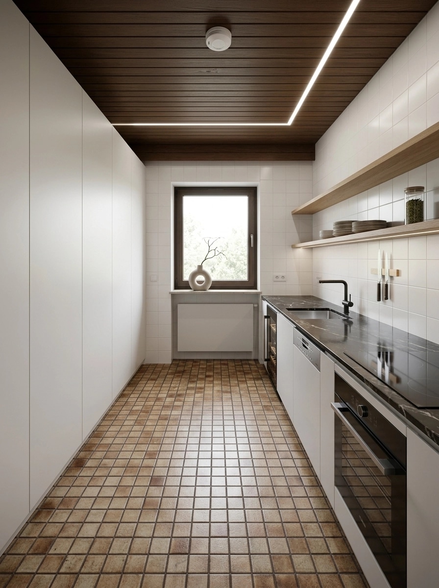 Minimalism Kitchen design — interior photo by GenRoom AI