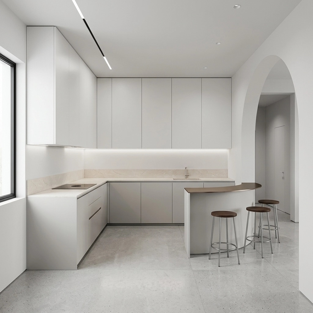 Minimalism Cucina design — interior photo by GenRoom AI