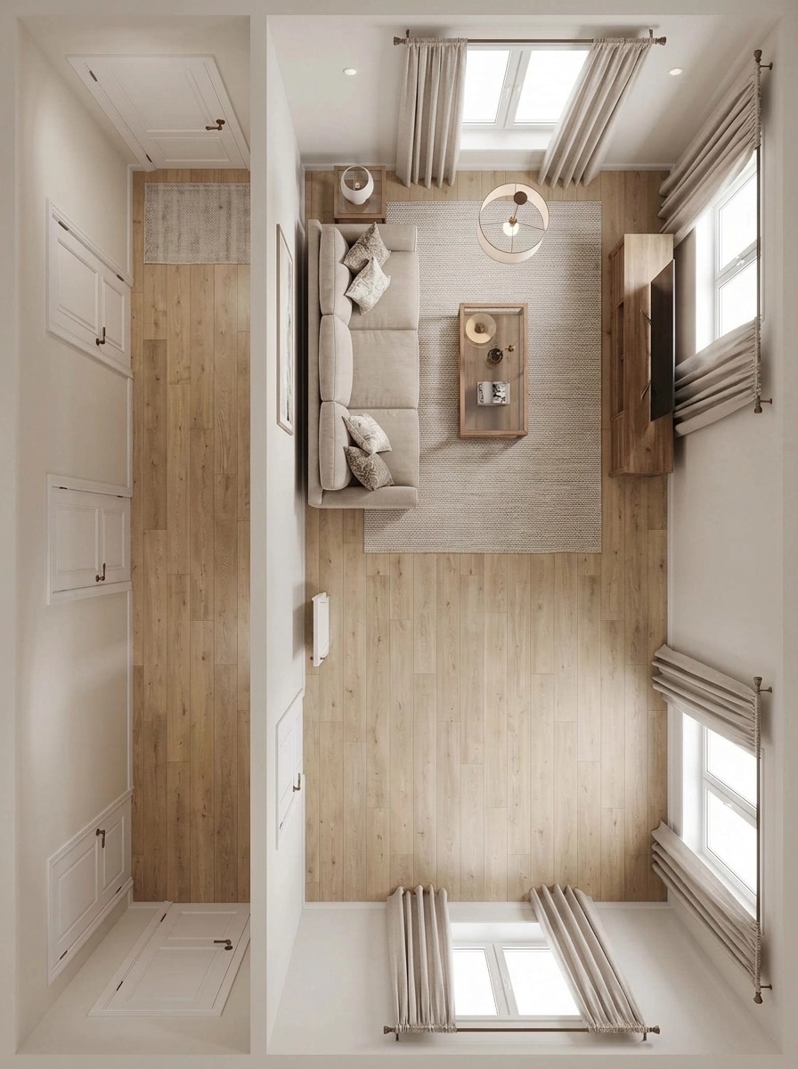 Interior design in Transitional style — Living Room by GenRoom AI
