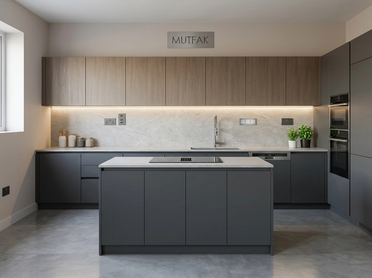 Interior design in Contemporary style — Kitchen by GenRoom AI