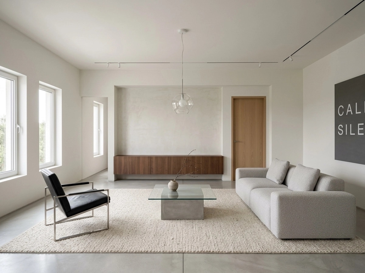 Interior design in Minimalism style — Living Room by GenRoom AI