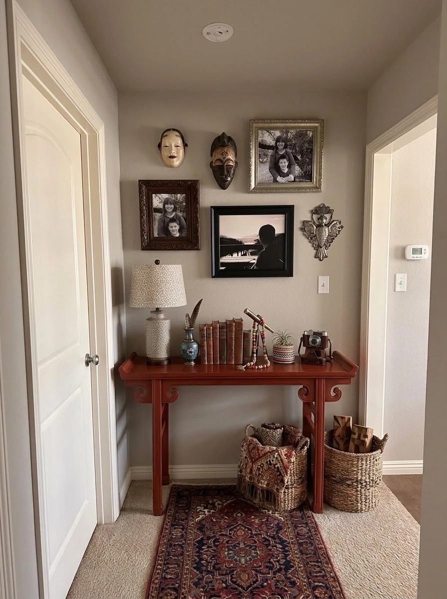 Interior design in Eclectic style — Hallway by GenRoom AI