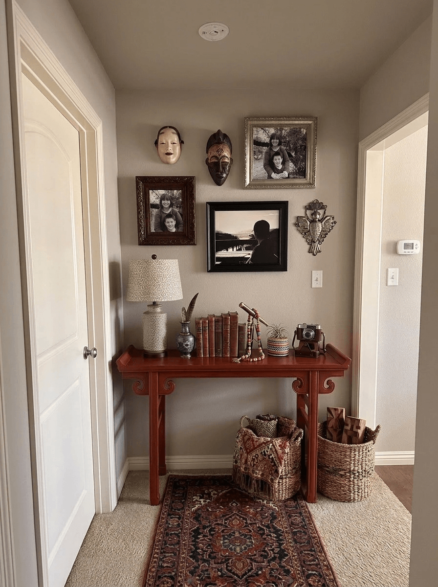 Eclectic Hallway design — interior photo by GenRoom AI
