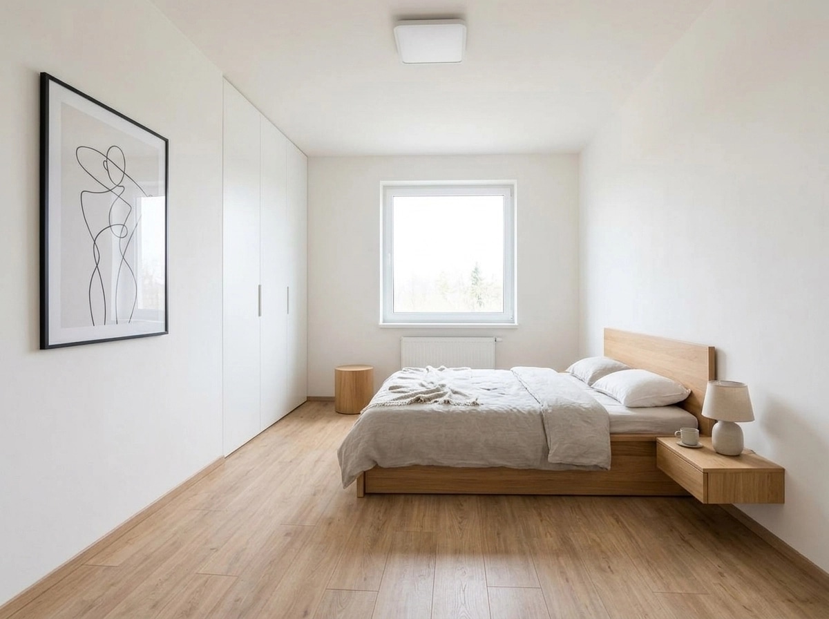 Minimalism Bedroom design — interior photo by GenRoom AI