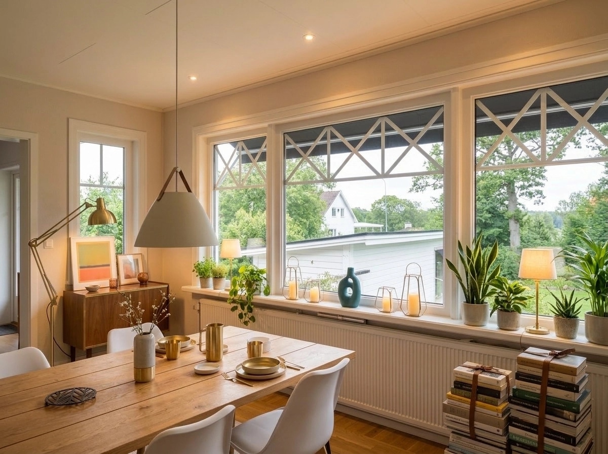 Design d'intérieur en style Mid-Century Modern — dining_room par GenRoom AI