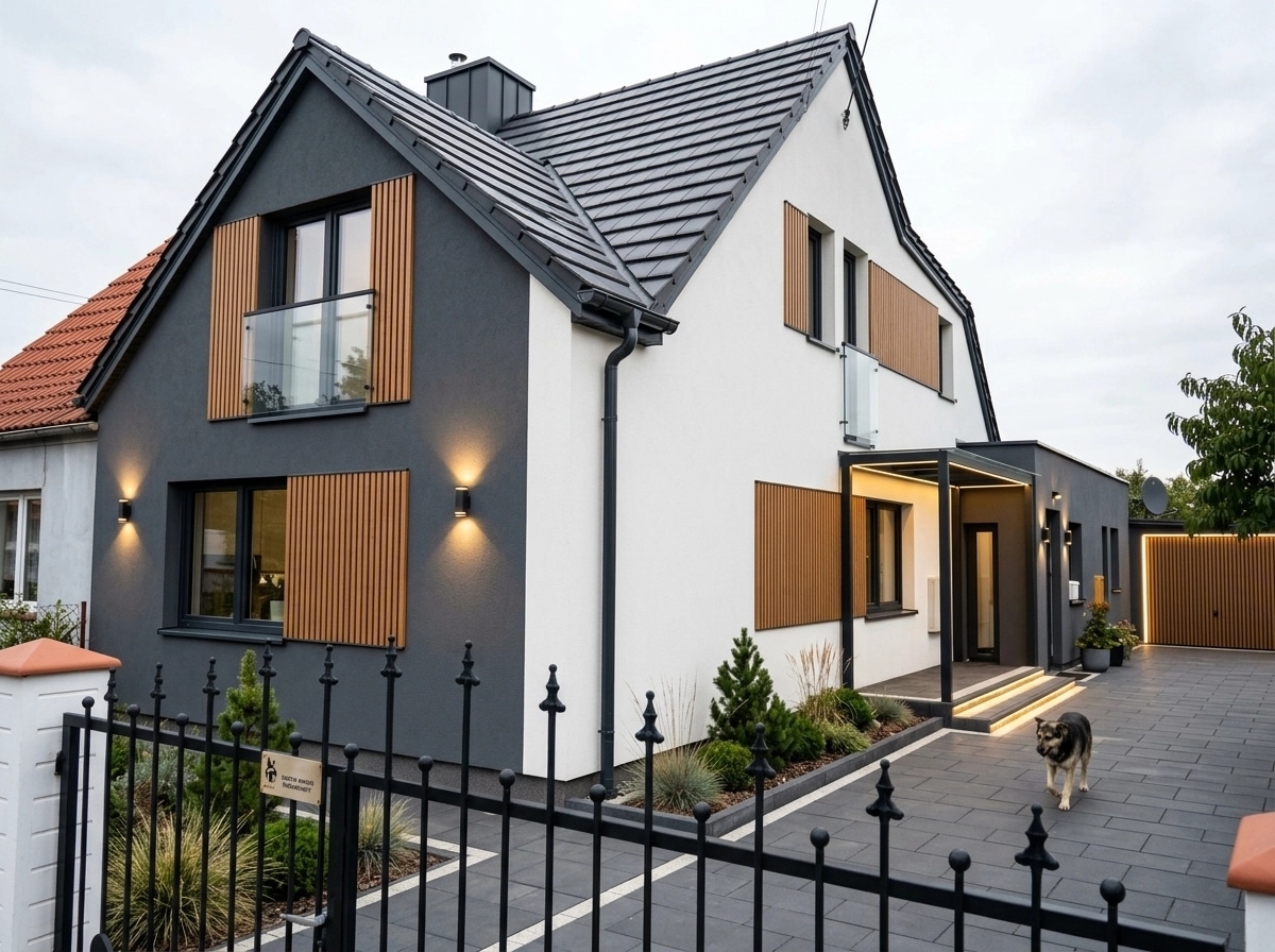 Scandinavian Facade Facade design — facade photo by GenRoom AI