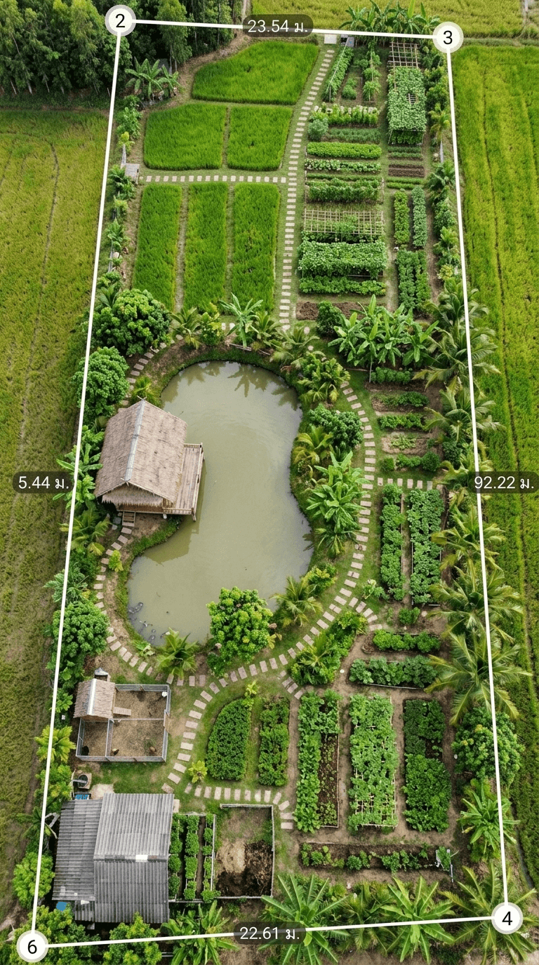 Yard design in no_style style — photo by GenRoom AI