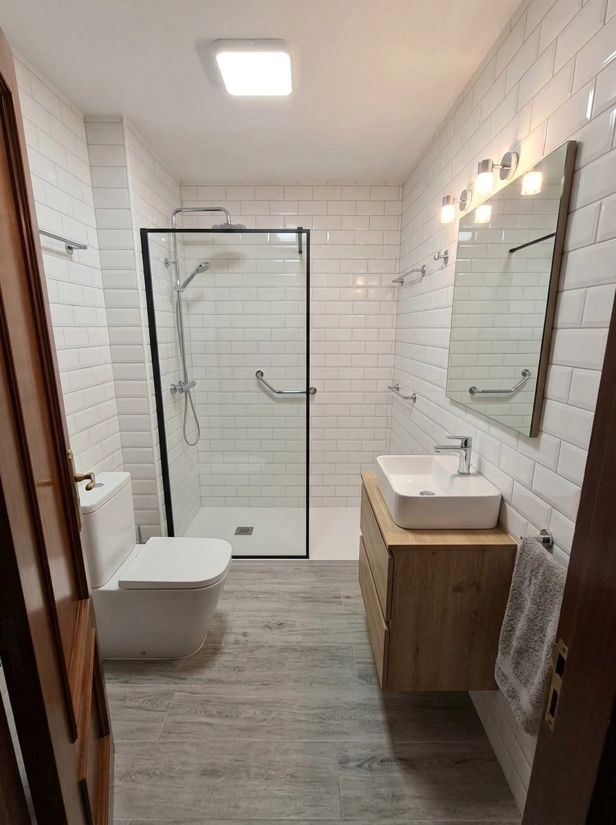 Bathroom interior in no_style style — photo by GenRoom AI