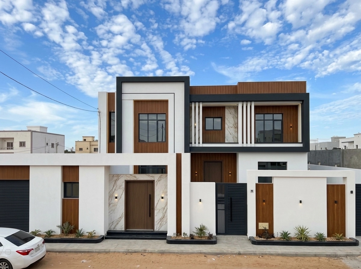 Contemporary Facade Facade design — facade photo by GenRoom AI