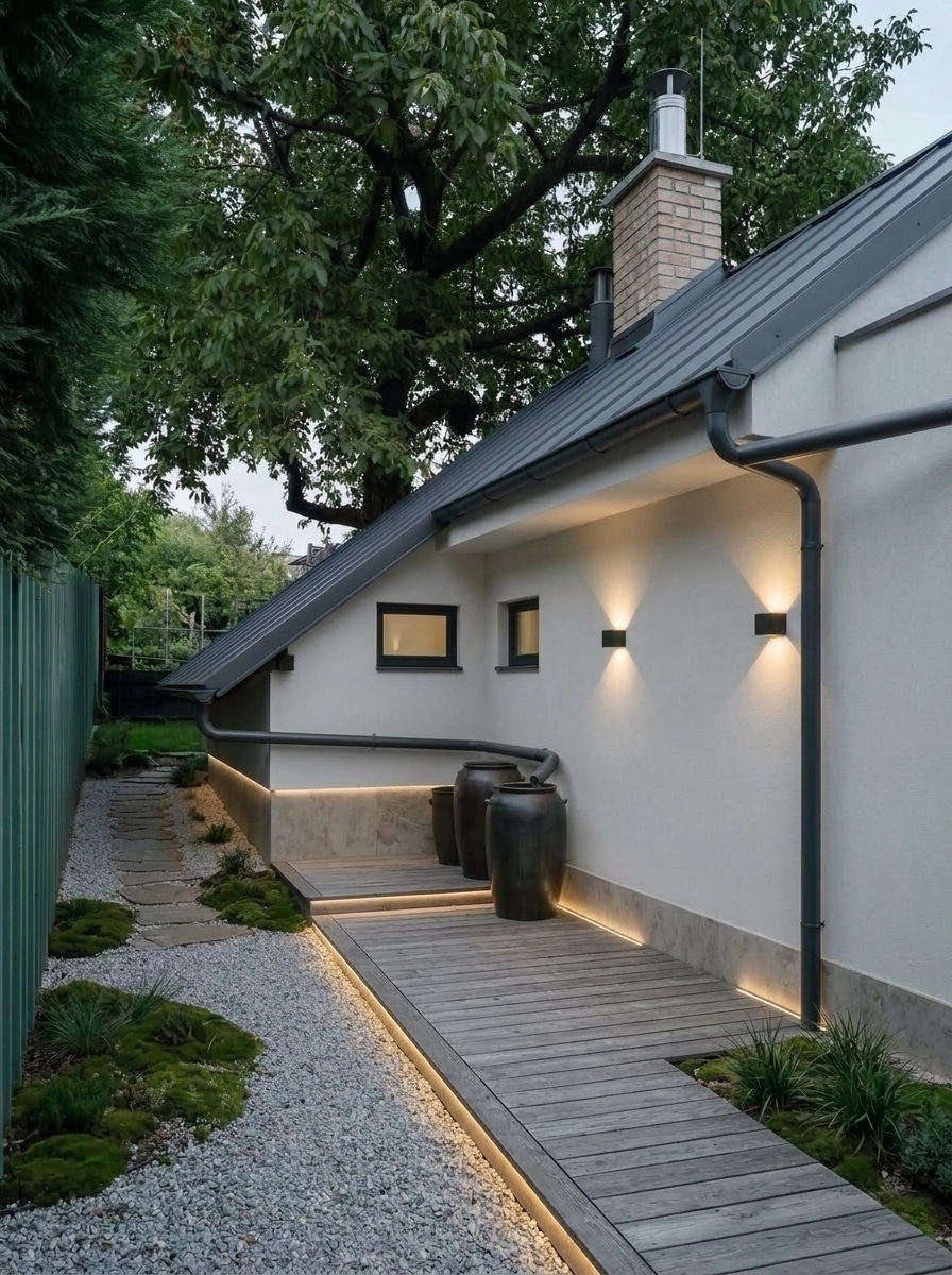 Facade design in Minimalist Facade style — photo by GenRoom AI