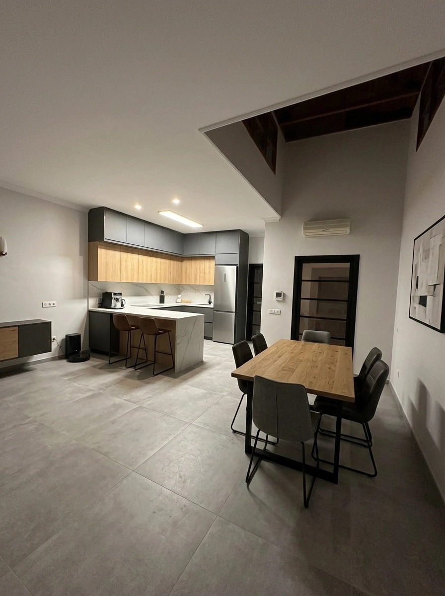 Kitchen interior in no_style style — photo by GenRoom AI