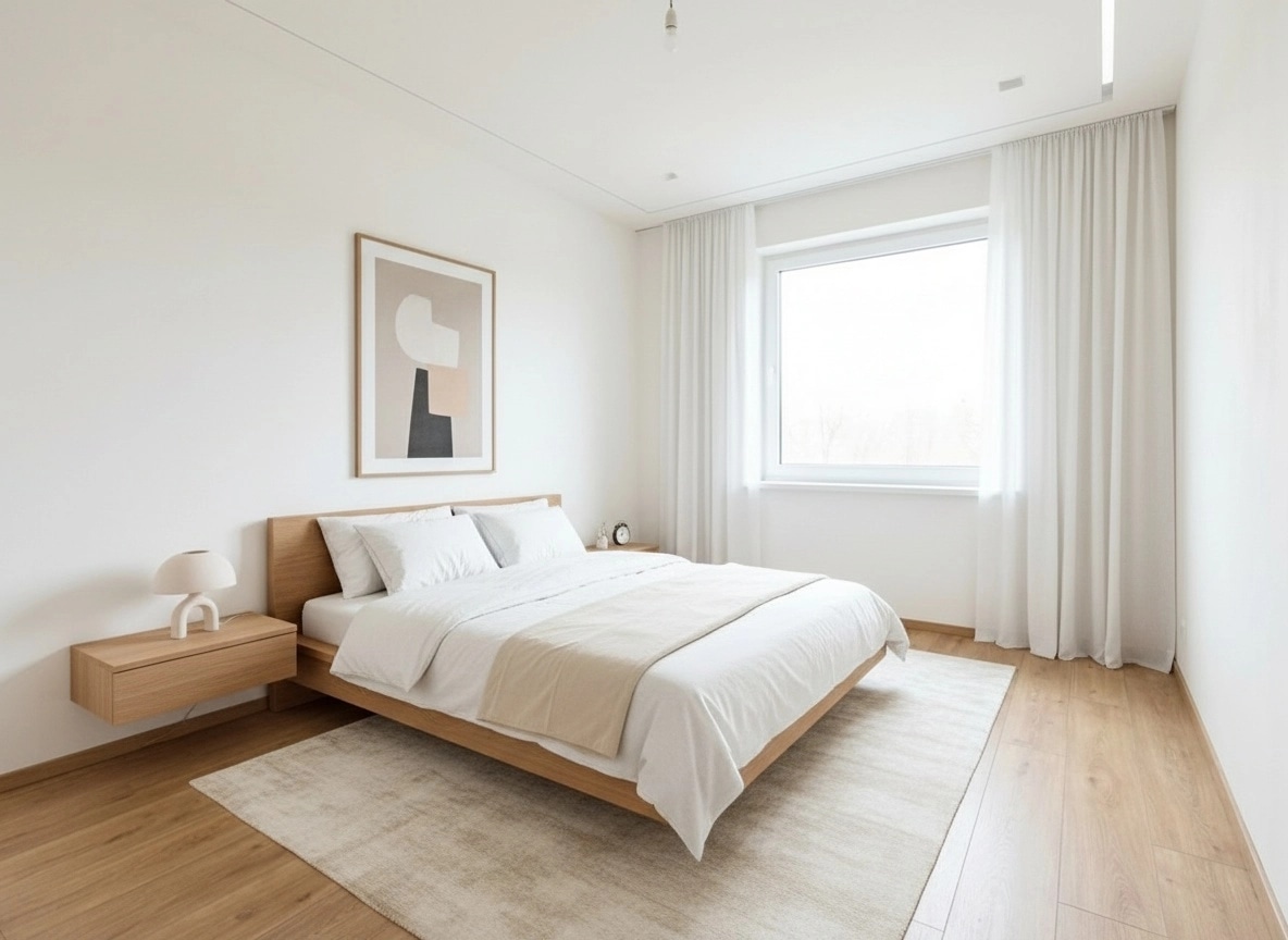 Minimalism Bedroom design — interior photo by GenRoom AI