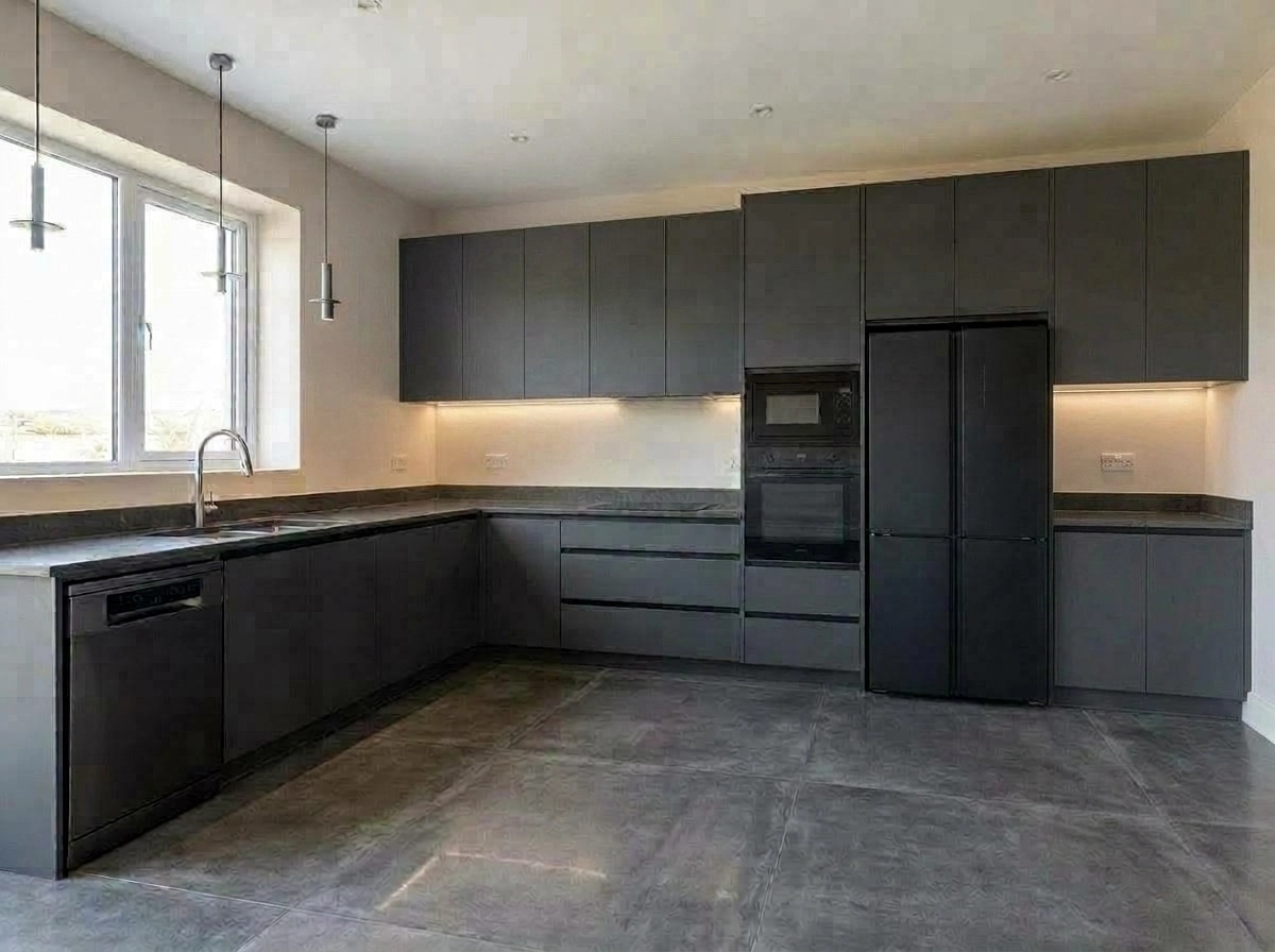 Kitchen interior in Contemporary style — photo by GenRoom AI
