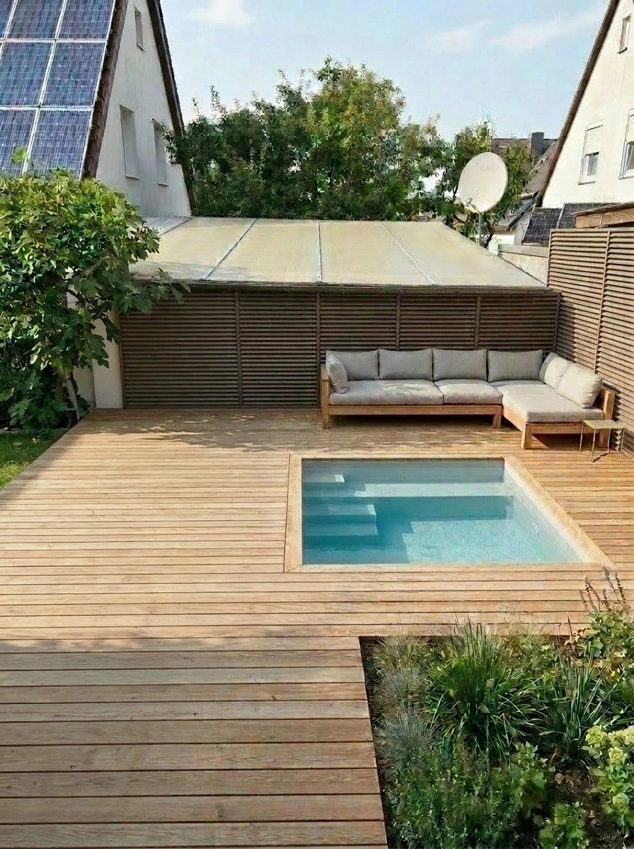 Landscape design in Scandinavian Garden style — Yard by GenRoom AI